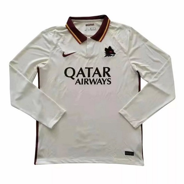 Camiseta As Roma 2ª ML 2020/21 Blanco